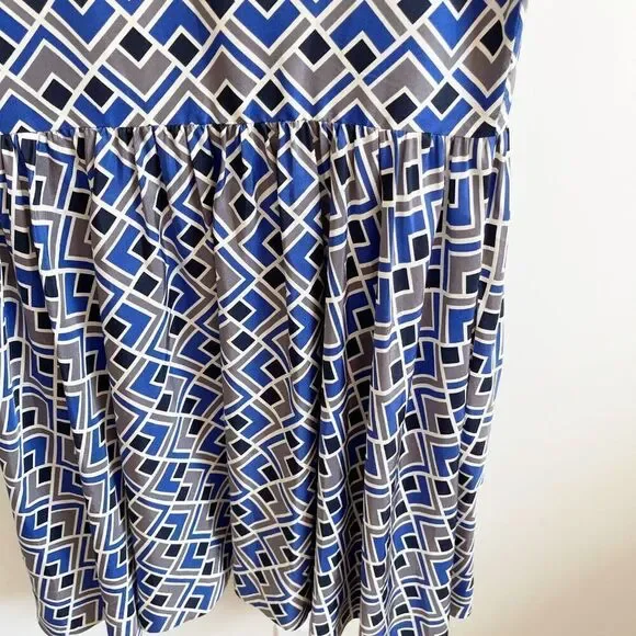 Kate Spade Silk Sleeveless Mini Button Down Silk Dress Size 10 - Picture 9 of 10